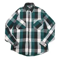 80s BIG MAC ビッグマック ブロックチェック ヘビーネルシャツ