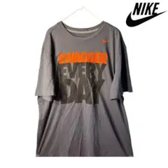 NIKE ナイキ SWAGGER プリントTシャツ グレー オレンジ 半袖