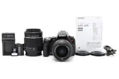 1128＞ SONY α55 ダブルズームレンズキットSLT-A55VY 良品 - メルカリ