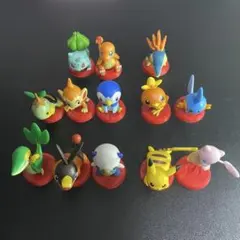 【ミュウ人気✨】ポケモン チョコエッグ 旅立ちの3匹 フィギュアまとめ売りのサムネイル
