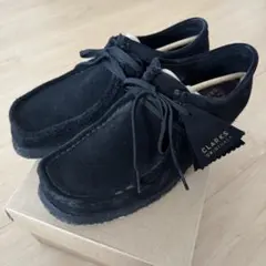 ぺ*ん様 クラークス Wallabee ワラビー（ブラックスエード）26.5