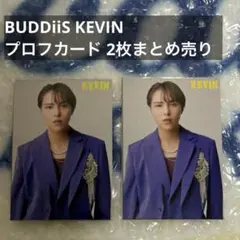 BUDDiiS KEVIN プロフカード 2枚まとめ売り
