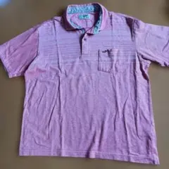 Crocodile ポロシャツ ピンク LLサイズ
