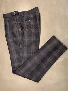 CANONICO オンブレチェックスラックス　サイドアジャスター