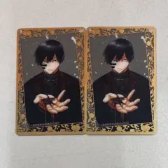 桃源暗鬼 30巻発売記念 箔押し クリアカード 無陀野無人 2枚セット