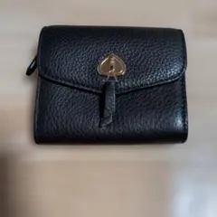 kate spade ブラック二つ折り財布