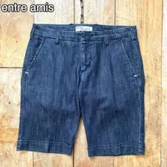 【美品】entre amis バミューダ デニム ショーツ ショートパンツ 29のサムネイル