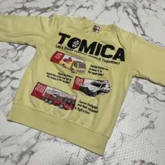 キッズ(99)TOMICA トレーナー イエロー120㎝