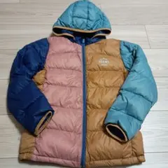 BEAMS フード付きダウンジャケット マルチカラー