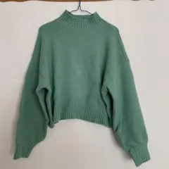 INGNI ミントグリーン ハイネックセーター M