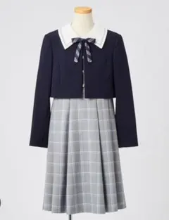 はなりん様専用美品■CHOPIN deux チェックアンサンブルフォーマル160