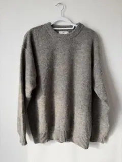 ニット　ミックスカラー　ブルー　マルチカラー