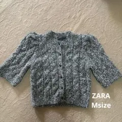 ZARA 新品未使用 Msize五分袖カーディガン