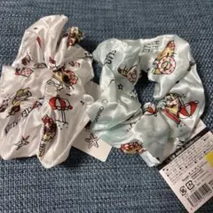 新品 アミューズメント景品 ハローキティ シュシュ 2個セット　日焼けキティ