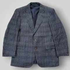 バーバリー テーラードジャケット プレステージコレクション カシミヤ混 チェック