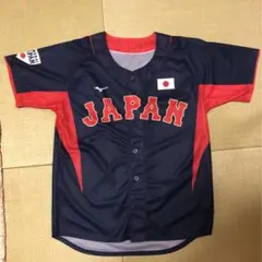 侍ジャパンユニフォーム フリーサイズ ネイビー/レッド配布