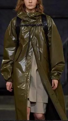【春物】HYKE LAMINATED MILITARY COAT サイズ2