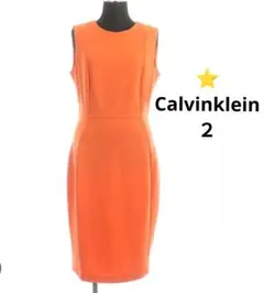 ⭐Calvinklein　ノースリーブタイトワンピース