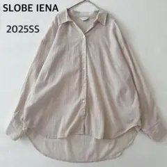 SLOBE IENA美品2025SSシアーコットンギャザースリーブシャツのサムネイル