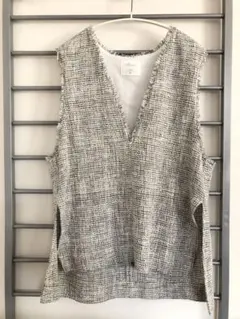 ☆cafuné ☆Vネック前後差ベスト