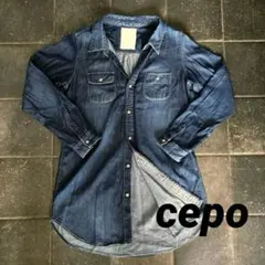 cepo デニムシャツ　デニムジャケット　M 長袖　セポ