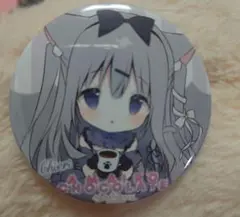 しらたま あまショコ ファンアート缶バッジ ちえり