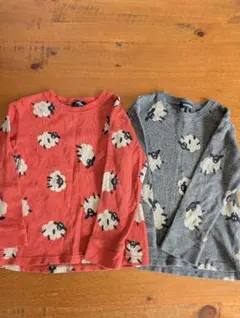 klädskap 羊プリント トレーナー 110