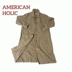 レディース　AMERICAN HOLIC ベージュ トレンチコート M