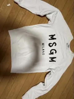 MSGM MILANO ロゴ スウェット ホワイト