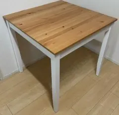 IKEA LERHAMN ダイニングテーブル 118cm - メルカリ