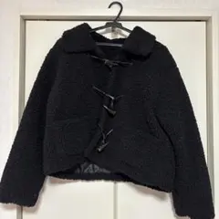 ダッフルコート　黒