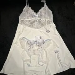 リサマリ⭐︎スリップとレースショーツのセット