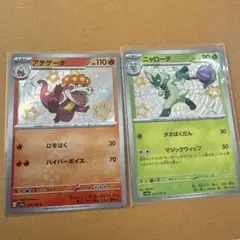 ポケモンカード アチゲータ s ニャローテ s