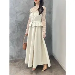 限定値下げ　eimy istoire パールストラップベアワンピース