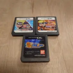 ナルト 銀魂 DS ゲームソフト 3本セット