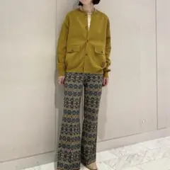 週末限定値下げ☆キャバンCabanフラワージャカード リバーシブルラップ