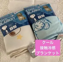 新品2点⭐︎スヌーピー ペット用 ひんやりブランケット　接触冷感マット　mix
