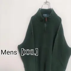 F42　Polo by Ralph Lauren　ハーフジップスウェット　XXL