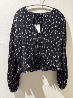 ⭐︎新品⭐︎ ZARA 花柄　長袖ブラウス S