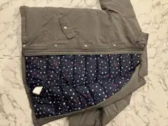 x-girl グレー 中綿コート 星柄