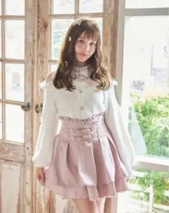 LIZLISA肩あきニットとスカートのセット