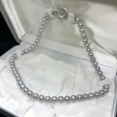 CACHE/テリ強】 あこや 7.5ミリ 36g 47cm SV ネックレス - メルカリ