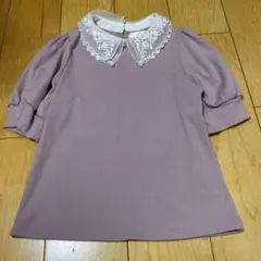 【abc une face】アーベーセーアンフェイス　フリル　半袖カットソーのサムネイル