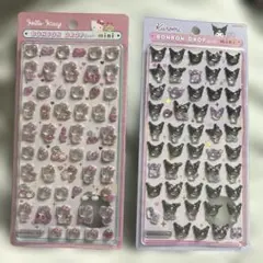 正規品 キティ クロミ サンリオ ボンボン ドロップ ミニ ボンドロ シール