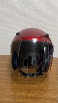 KUNOH ジェットヘルメット Lサイズ KH-66 レッド 赤 - メルカリ