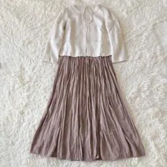 ミッシュマッシュ×イング　セレモニーセットアップ　ノーカラー　ツイード　M