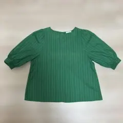 ハニーズ　ブラウス　グリーン　M