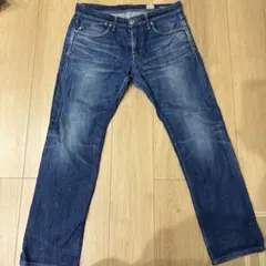 YANUK MICHEL　濃い青 ストレートデニム