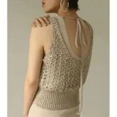 m*i様 Linen Knit Bustier todayfulのサムネイル
