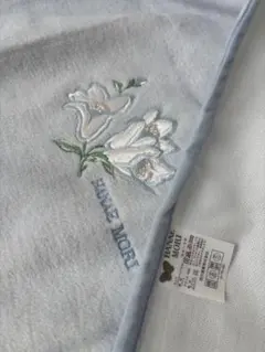 HANAE MORI 毛布 140×200cm 花柄刺繍